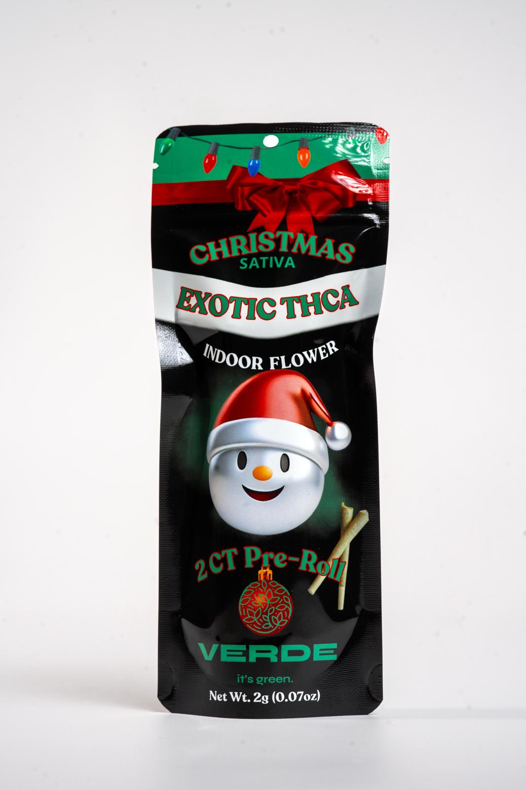 Its Verde THCA Vibe Prerolls (Christmas Caviar)