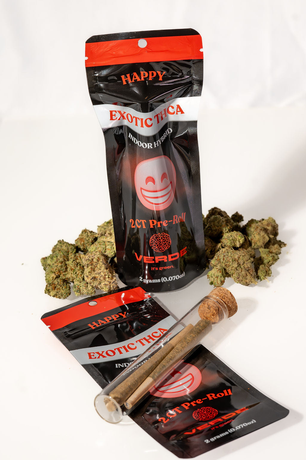 Its Verde THCA Vibe Prerolls (Happy)