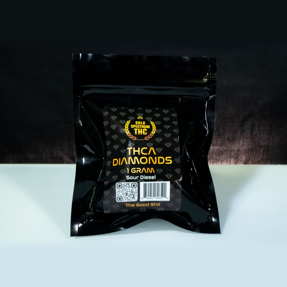 Gold Spectrum THCA Diamonds 1g - Sour Diesel