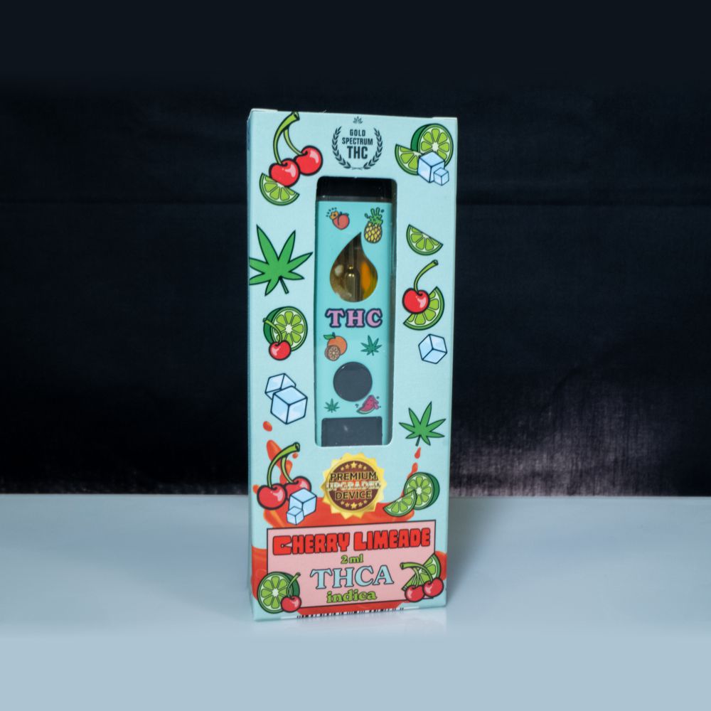 Gold Spectrum 2ml Fruity THCA disposable - Cherry Limeade