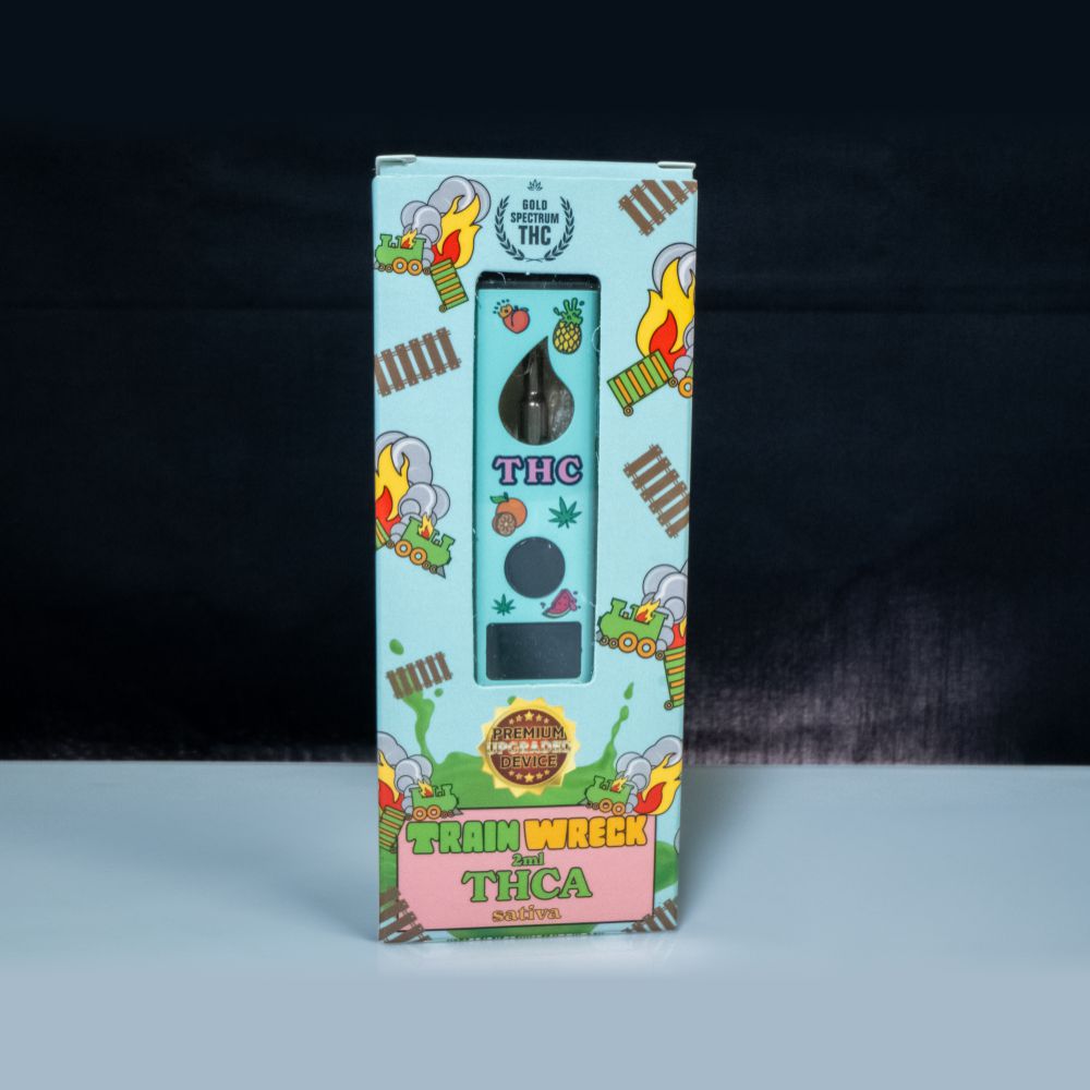 Gold Spectrum 2ml Fruity THCA disposable - Train Wreck