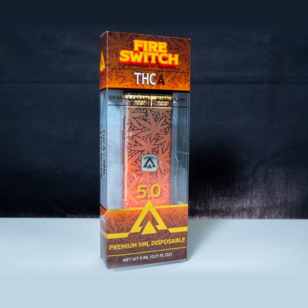 Fire Switch THCA 5ML Disposable - Orange Cream & Bubble Gum ItsVerde: Premium Hemp & Cannabis Products Delivered to Your Door Fire Switch THCA 5ML Disposable - Orange Cream & Bubble Gum ItsVerde: Premium Hemp & Cannabis Products Delivered to Your Door