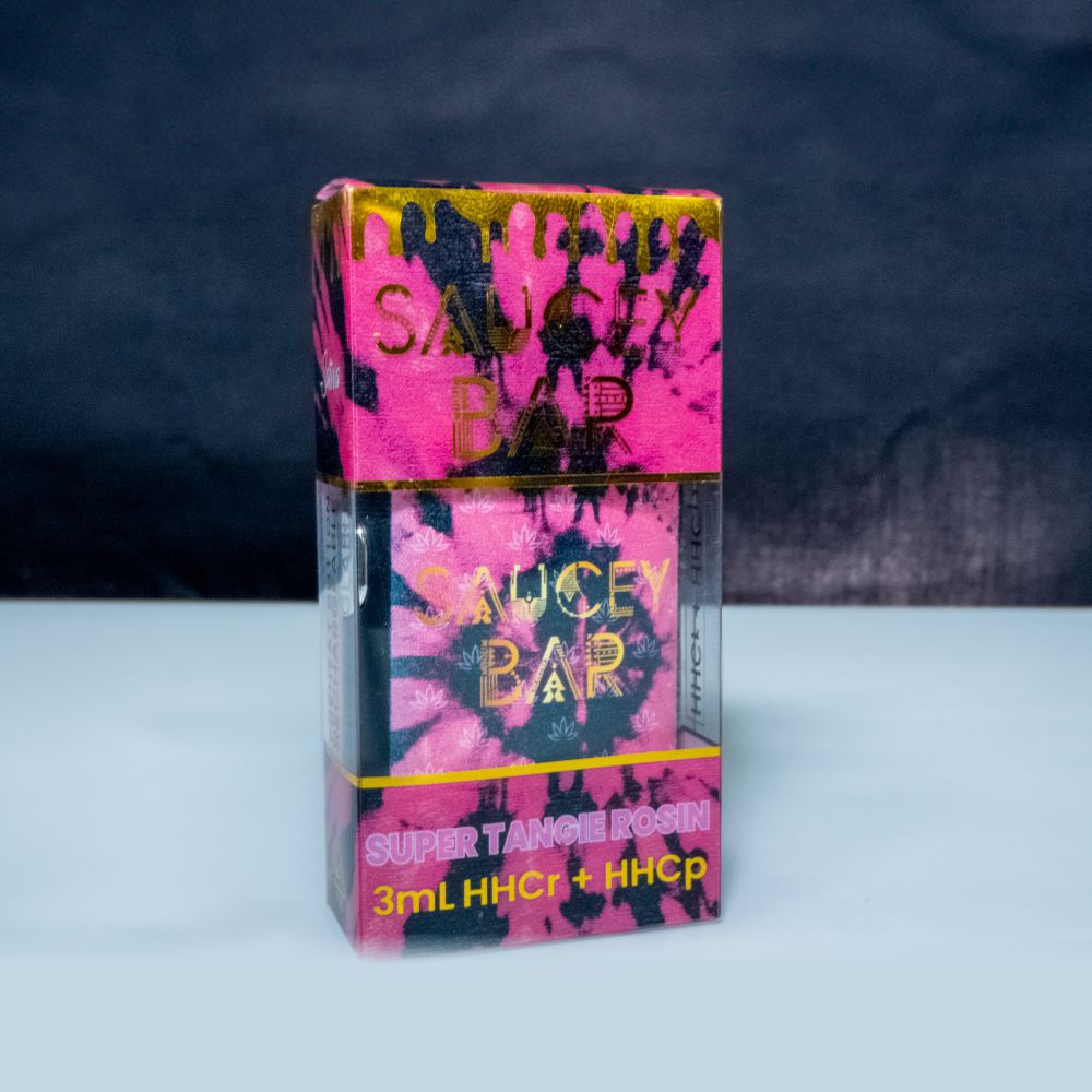 Live Resin Saucy Bar 3ML Disposable - Super Tangie Rosin