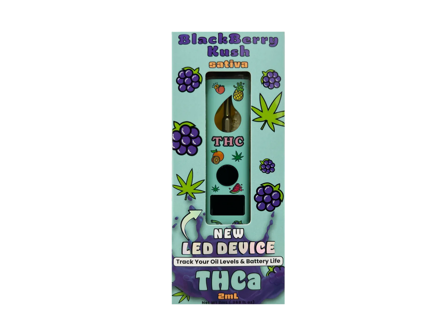 Gold Spectrum 2ml Fruity THCA disposable - Blackberry Kush