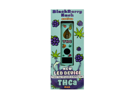 Gold Spectrum 2ml Fruity THCA disposable - Blackberry Kush