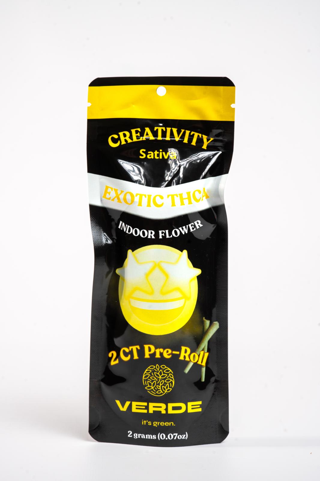 Its Verde THCA Vibe Prerolls (Creativity)