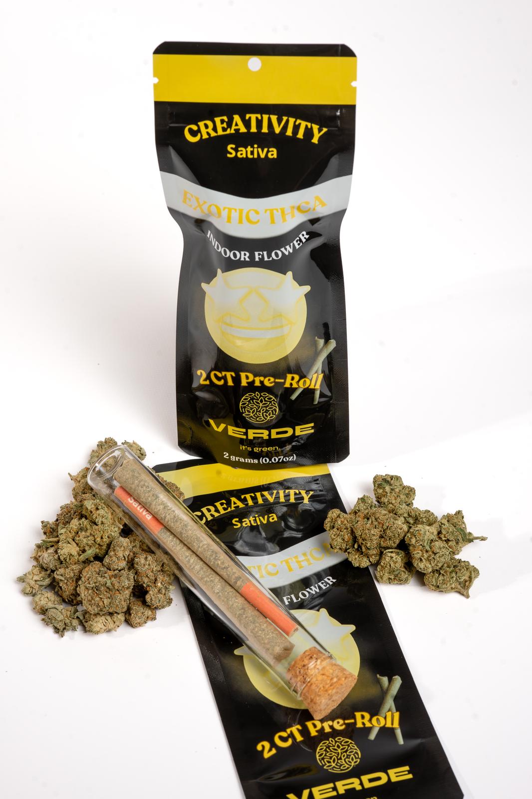 Its Verde THCA Vibe Prerolls (Creativity)