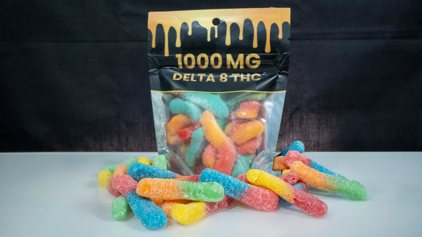 Fire Knockout Blend 1000mg Gummies - Worms