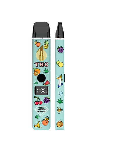 thca diamond infused disposable vape Gold Spectrum 2ml Fruity THCA disposable